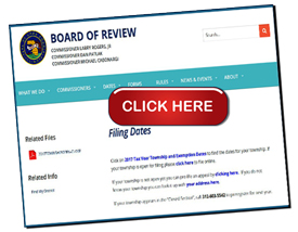 Cook County  Assessor’s Board of Review schedule 